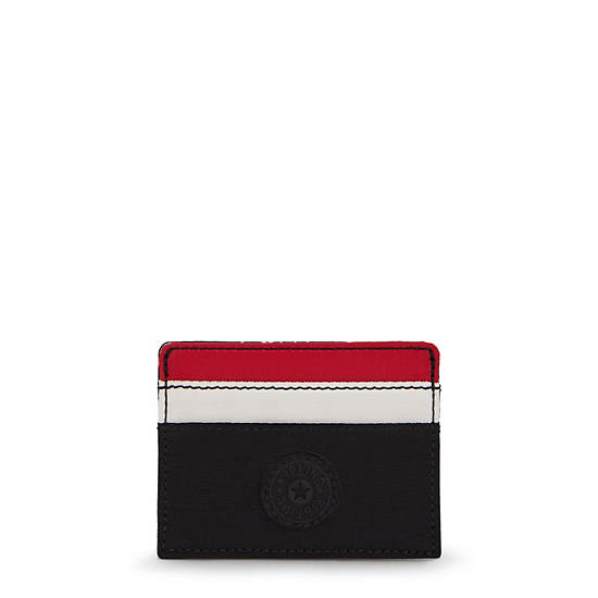 Kipling Cardy Card Holder Tassen Zwart Rood | België 1163TC